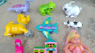 gari wala cartoons video unboxing toys animals helicopter Barbie doll morel stories [upl. by Sweatt]