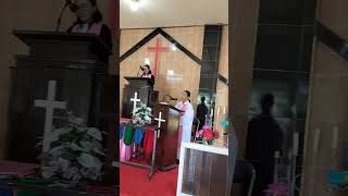 ♥️Bernadetha Glarica Aprilia ikut melanyani Tuhan ♥️ Gereja Kalvari Mangaris Barsel [upl. by Egedan]