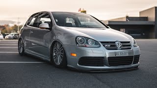 R32 VW Golf MK1  Beauty and Power in one at Sharnbrook’s final car meet [upl. by Newra]