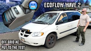 Testing Out amp Sleeping With EcoFlows Portable Wave 2 Air ConditionerHeater [upl. by Zsolway]