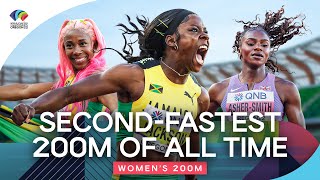 Womens 200m Final  World Athletics Championships Oregon 2022 [upl. by Rodoeht703]