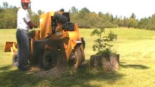 Rayco 1645 kubota turbo diesel stump grinder [upl. by Eula932]