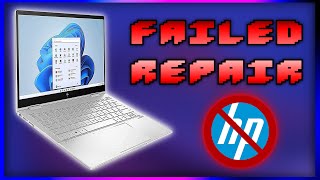 A Failed Attempt to Repair an HP Laptop [upl. by Hgeilyak398]