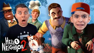 The Neighbor Is Back and His Friends Want to Hurt Me HELLO NEIGHBOR 2 Beta 00 [upl. by Naujud]