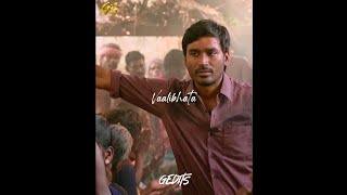 Karnan  Manjanathi Puranam Whatsapp Status Lyrical  Dhanush  GEdits  Santosh Narayanan [upl. by Elata]