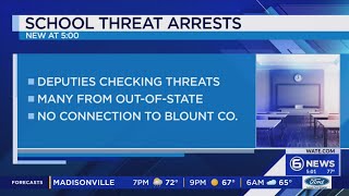 Three students arrested over alleged school threats in Blount County [upl. by Brear]