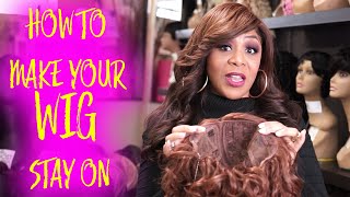 Simple amp EasyHow to make your wig stay in place [upl. by Aleetha]