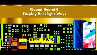 Xiaomi Redmi 8 Display Backlight Ways Repair Display Light Problem GSMFreeEquipment [upl. by Von315]