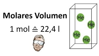 Molares Volumen  Berechnung  Chemie Endlich Verstehen [upl. by Ardnassela]