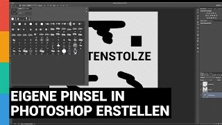 Eigene Pinsel in Photoshop erstellen  QuickTipp [upl. by Eniksre]