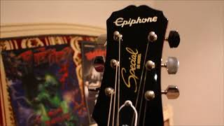 Epiphone SG Special Cherry  unboxing and first sounds examples [upl. by Popelka]