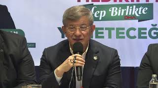 BURSA Davutoğlu Şu anda Türkiyede IMF kuralları işlemeye başladı VİDEO EKLENDİ [upl. by Bigler]