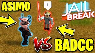 ASIMO3089 VS BADCC Badcc Takes Ls  MyUsernamesThis  Roblox Jailbreak [upl. by Irved]