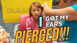 Getting My Ears Pierced at Claires What To Expect [upl. by Novyar]