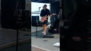 Turning Japanese Rick covers on Poole Quay Summer Fireworks night [upl. by Thorlie220]