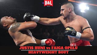 Justis Huni vs Faiga Opelu  Australian Heavyweight Title Fight [upl. by Terrel865]