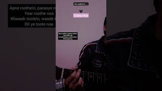 Allah Waariyan  Guitar cover  Yaariyan [upl. by Karil536]