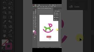 Innovative Logo Design Techniques Using Illustrator trendingshorts shortsfeed [upl. by Acile]