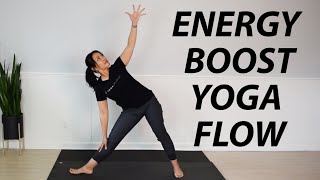 10 Min Quick Energy Boost Yoga  Energizing Vinyasa Flow [upl. by Mera]