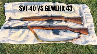 SVT40 Vs Gewehr 43 [upl. by Yrak731]