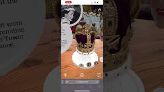 Blippar Augmented Reality Experience to Learn about the Kings Coronation [upl. by Akinnej]