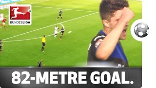 MustSee Stoppelkamps Astonishing Record 82Metre Goal [upl. by Saturday]