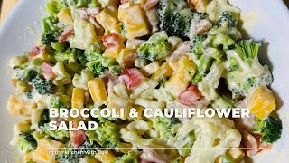 Broccoli and Cauliflower Salad  South Africa [upl. by Santiago37]