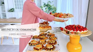 🍓BRUNCH du DIMANCHE 🧇 2 Idées de RECETTES simples pour un Brunch réussi 🥞 [upl. by Linker559]