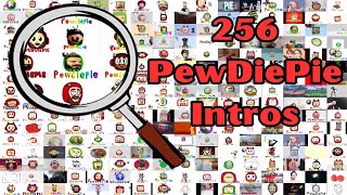 256 Best PewDiePie Intros Played In The Same Time [upl. by Torr]