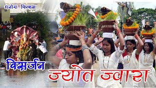 Jawara Visarjan  जंवारा विसर्जन  dhanora [upl. by Nyrad]