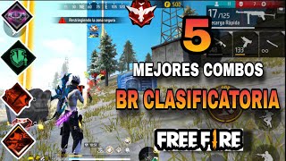 5 MEJORES COMBO DE HABILIDADES PARA CLASIFICATORIA EN FREE FIRE [upl. by Rehportsirhc]