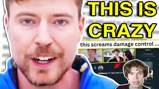 MRBEAST MESSAGED ME  major damage control exposed [upl. by Evangelin]