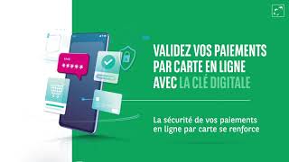 Validez vos paiements par carte en ligne avec la Clé Digitale [upl. by Ahseinet]