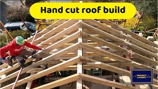 Hand cut roof build [upl. by Meehyr]