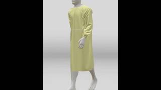 Dickies Isolation Gown Rendering [upl. by Lleoj]