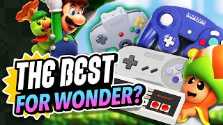 Testing Classic Controllers in Super Mario Bros Wonder  NES SNES N64 amp GameCube [upl. by Josiah518]