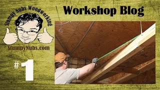 SNW Shop Blog 1 Building storage lofts for drying lumber [upl. by Sully]