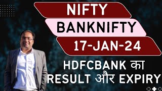 Nifty Prediction and Bank Nifty Analysis for Wednesday  17 January 24  Bank NIFTY Tomorrow [upl. by Ydnirb]