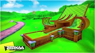 NEW KINGDOM TOWER UNITE MINIGOLF MAP Tower Unite Minigolf [upl. by Rhyner468]