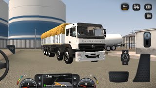 BharatBenz Truck Transporting Simulator Driving  Truck Masters India Simulator 3D Gameplay [upl. by Aisinoid692]