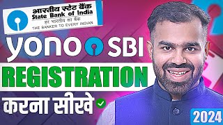 Yono SBI Registration 2024  SBI Yono New Registration  SBI Mobile Banking Activation [upl. by Lorre]