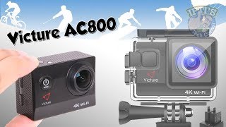 Victure AC800 4K Budget Action Camera  REVIEW [upl. by Eisiam]