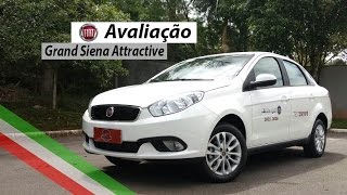 Avaliação  Fiat Grand Siena Attractive 14  Curiosidade Automotiva® [upl. by Eidassac]