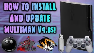 Install amp Update multiMAN v485 Any CFW PS3 [upl. by Lucais]