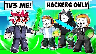 I Met A HACKER CLAN in Roblox Bedwars [upl. by Dede660]