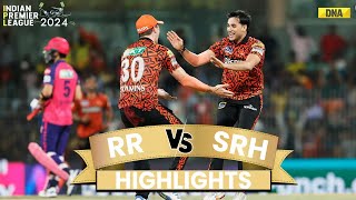 SRH Vs RR Highlights Sunrisers Hyderabad Beat Rajasthan Royals By 36 Runs [upl. by Oakleil]