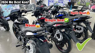 2024 Model Bajaj Pulsar 125 Neon Vs Single Seat Vs Split Seat  2024 Best Value For Money Pulsar 125 [upl. by Enel]