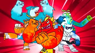 The Goo amp The Bad  Heros Of Goo Jit Zu  Ultimate Fight Compilation  Cartoons For Kids [upl. by Mervin]