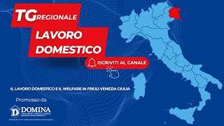 Tg Regionale Lavoro Domestico  Friuli Venezia Giulia [upl. by Anyr]