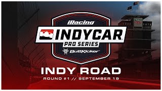 INDYCAR Buttkicker iRacing Pro Series  Round 1  Indianapolis Road Course [upl. by Sacul]